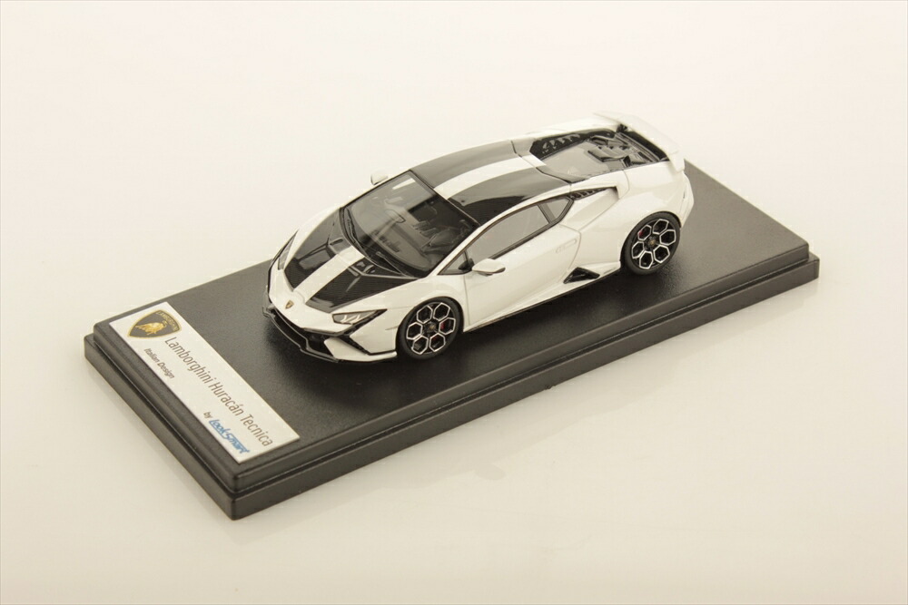 ルックスマート 1/43 ランボルギーニウラカン テクニカ ビアンコ アソポ w/黒いことLivery 打ち上げる品ミニカー LS536E ミニカー・トイカー-乗り物のおもちゃ-車