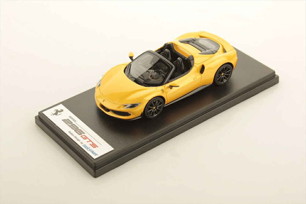 ルックスマート 1/43 フェラーリ 296 GTS イエロー 完成品ミニカー LS538H｜ポストホビーミニカーショップ