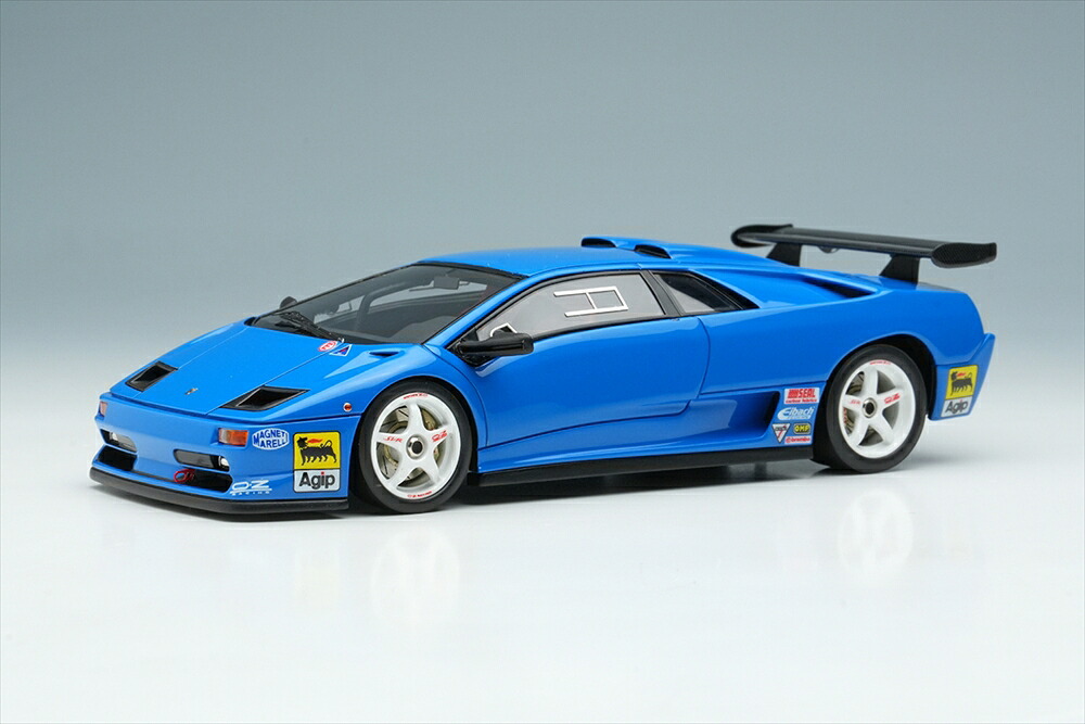 アイドロン 1/43 ランボルギーニ ディアブロ SVR 一ころ 1996 青み 白いこと車輪 成し遂げる品ミニカー EM785A