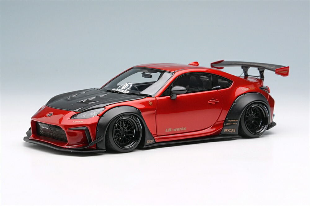 アイドロン 1/43 トヨタ GR86 LB Nation 砂糖菓子赤いこと 成し遂げる品ミニカー LB022B