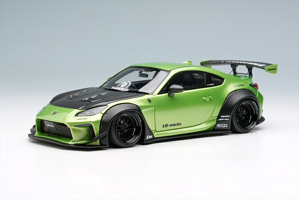 アイドロン 1/43 トヨタ GR86 LB Nation パール緑であること 成し遂げる品ミニカー LB022D
