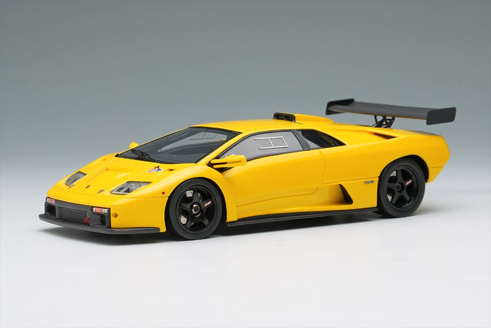 アイドロン 1/43 ランボルギーニ ディアブロ GTR 1999 イエロー 完成品ミニカー EM786A|ポストホビーミニカーショップ