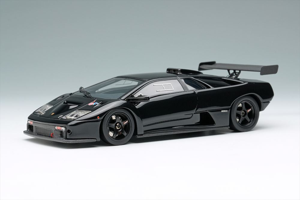 アイドロン 1/43 ランボルギーニ ディアブロ GTR 1999 ブラック 完成品ミニカー EM786E