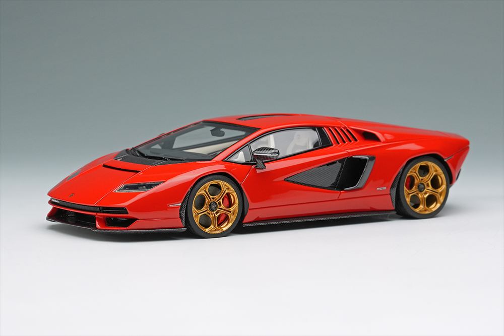 アイドロン コレクション 1/43 ランボルギーニ カウンタック LPI 800-4 2022 ロッソ 完成品ミニカー EM740B