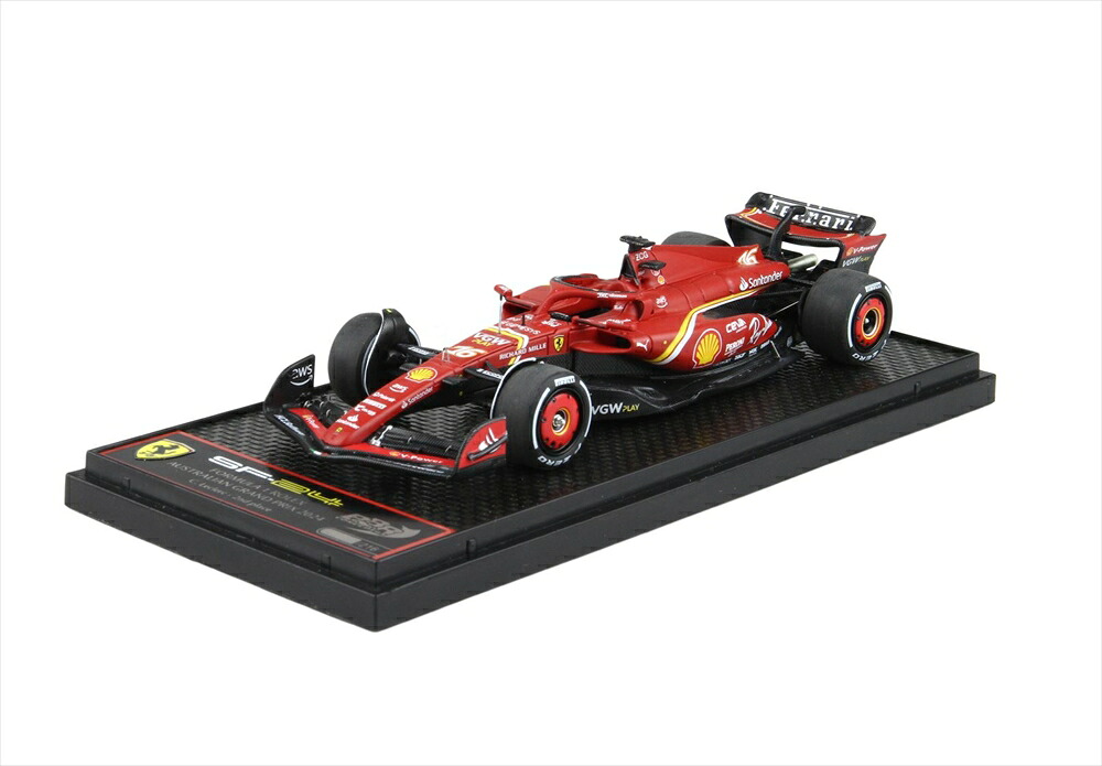 BBR 1/43 フェラーリ SF-24 No.16 2024 F1 オーストラリアGP C.ルクレール 完成品ミニカー BBRC295A