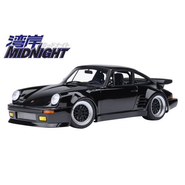 オート美術 1/18 ポルシェ 911 930 ターボ 黒いこと小鳥 第1巻遣りかた 「海岸地帯夜夜中」より 成し遂げる品ミニカー 78158
