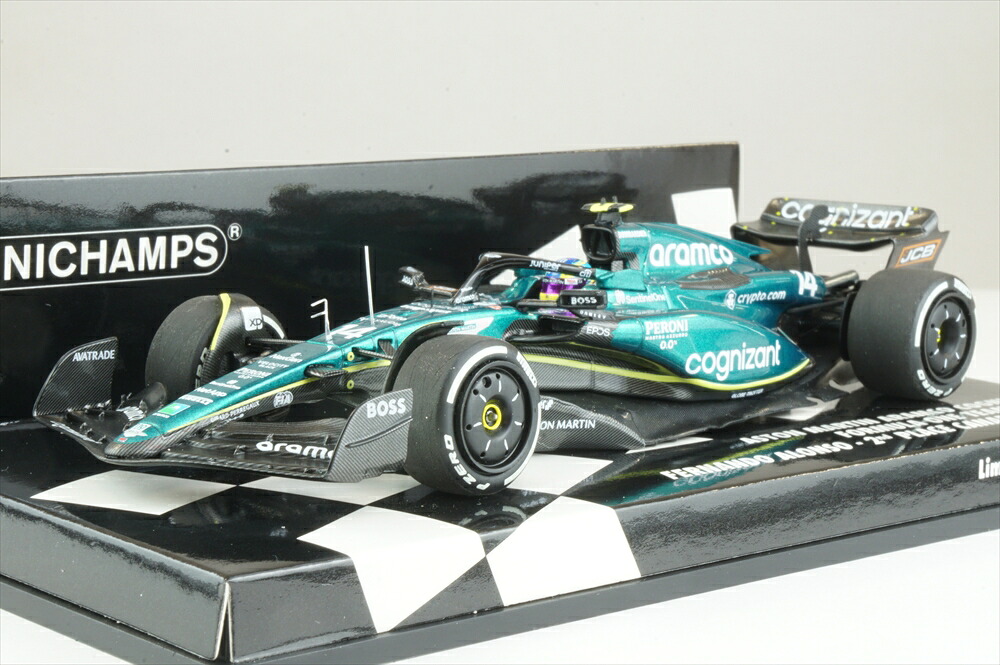 ミニチャンプス 1/43 アストンマーチン AMR23 No.14 2023 F1 カナダGP 2位 F.アロンソ 完成品ミニカー 417230914
