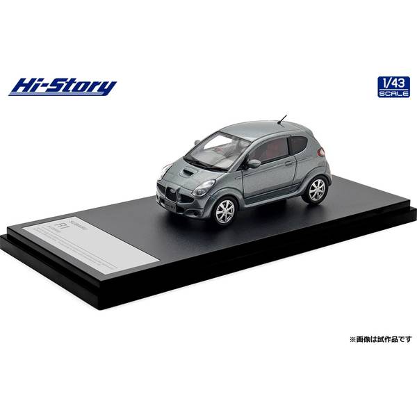 ハイストーリー 1/43 スバル R1 S 2005 チタニウムグレーメタリック 完成品ミニカー HS511GY｜ポストホビーミニカーショップ