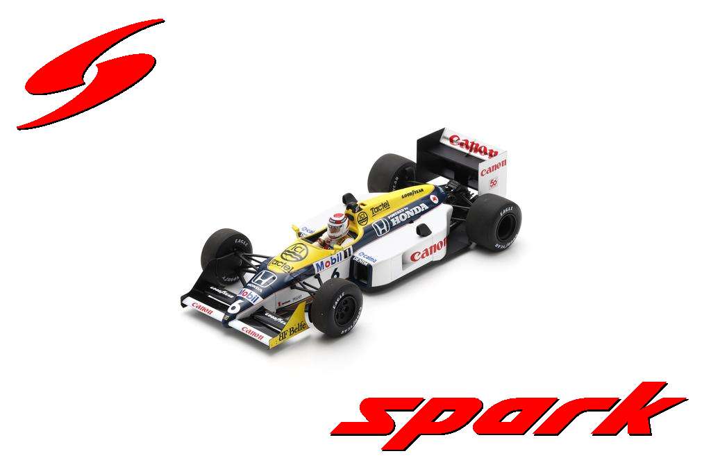 楽天市場】スパーク 1/18 ウィリアムズ FW11B #6 1987 イタリア