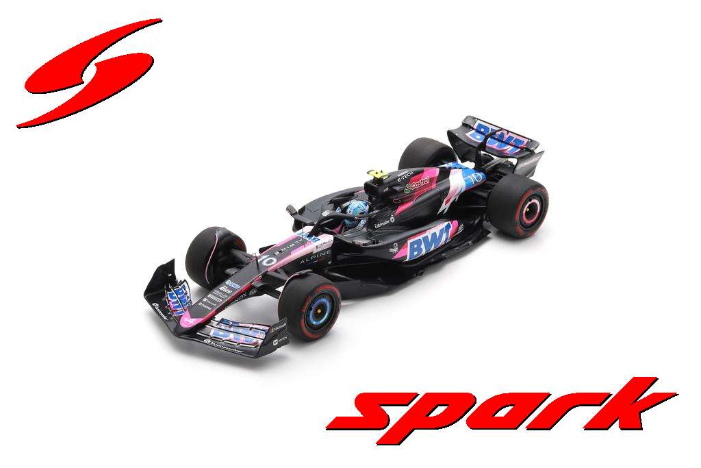 スパーク 1/18 A524 No.10 BWT アルピーヌ 2024 F1 TBC P.ガスリー 完成品ミニカー 18S980