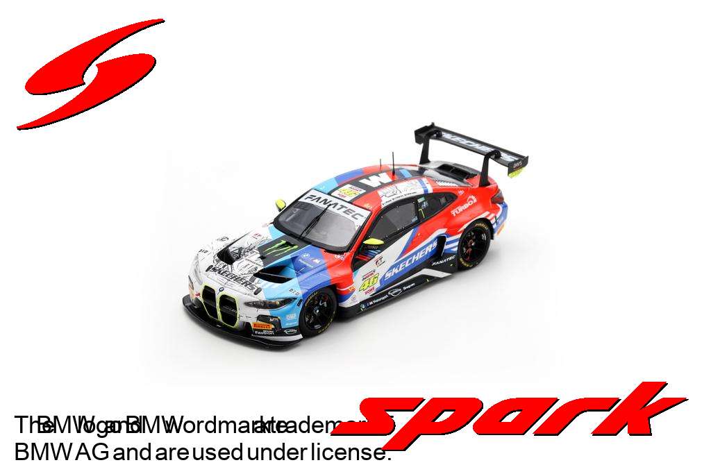 スパーク 1/43 BMW M4 GT3 No.46 チーム WRT 2024 スパ24時間 R.マルチェッロ/M.マーティン/V.ロッシ 完成品ミニカー SB799 12,210円
