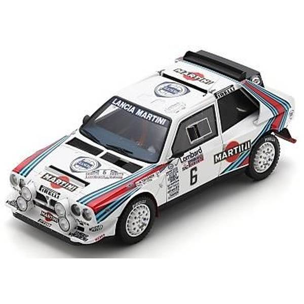 【11月予約】スパーク 1/18 ランチア デルタ S4 No.6 1985 WRC RACラリー ウィナー H.Toivonen/N.Wilson 完成品ミニカー 18S1039