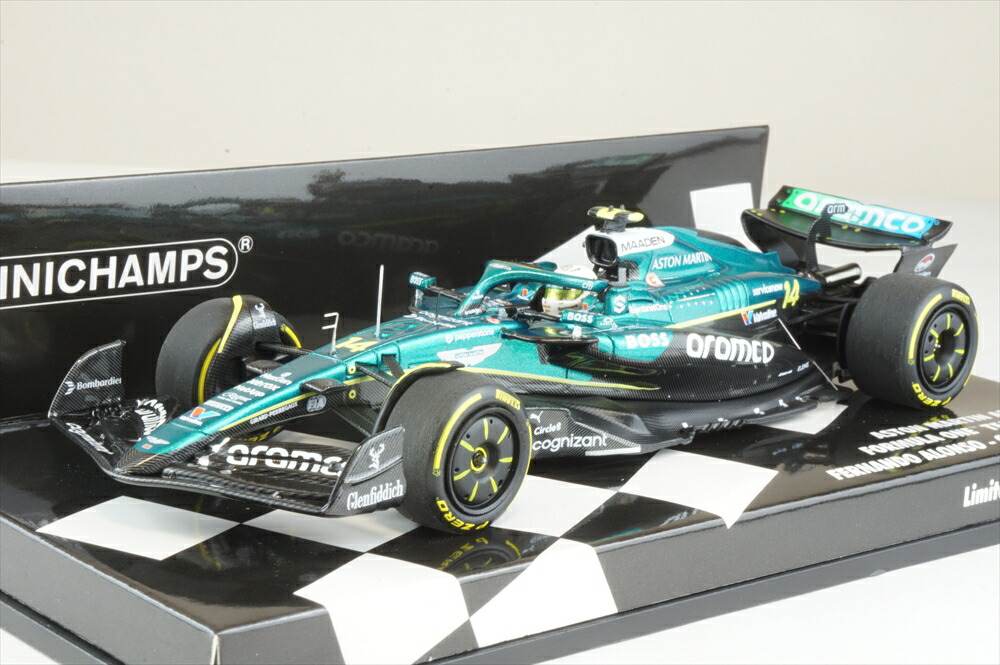 楽天市場】ミニチャンプス 1/43 アストンマーティン アラムコ F1