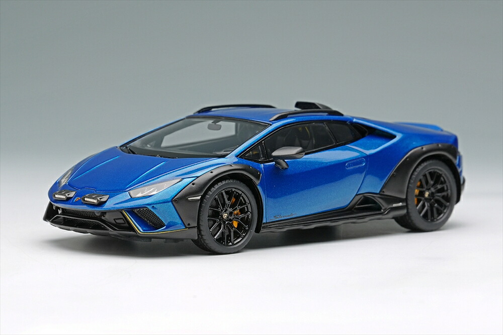 アイドロン 1/43 ランボルギーニ ウラカン ステラート ブルーエレオス 成し遂げる品ミニカー EM738B