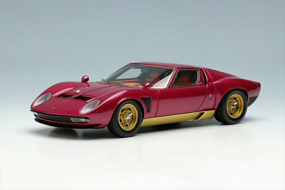 楽天市場】アイドロン 1/43 ランボルギーニ イオタ SVJ No.4892 完成品