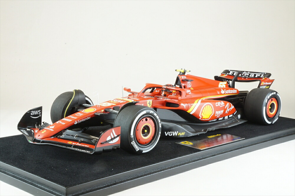 ルックスマート 1/18 フェラーリ SF-24 No.5 2024 F1 オーストラリアGP ウィナー C.サインツ 完成品ミニカー LS18F1059