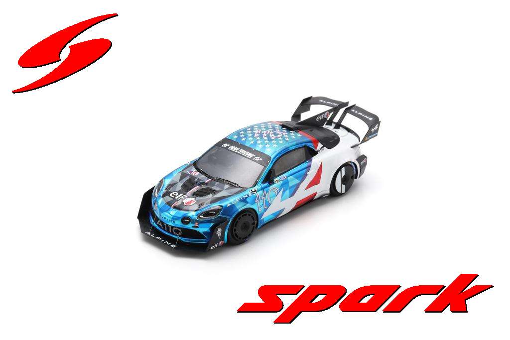 スパーク 1/43 アルピーヌ A110 GT4 Evo No.110 2023 パイクスピーク 3位 R.Astier 完成品ミニカー S5449