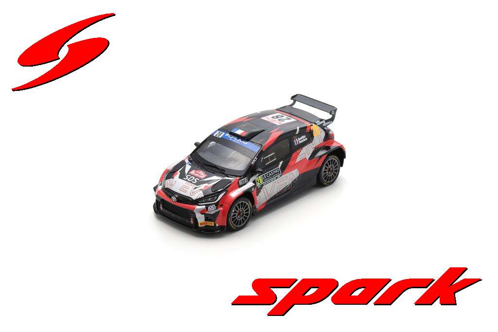 TOYOTA GR Yaris Rally1 1/43 ミニカー Spark 1:43 Toyota GR Yaris Rally1 #1 2nd Rallye Monte Carlo