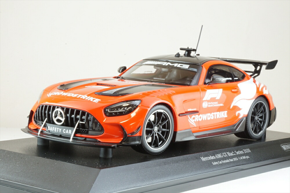 ミニチャンプス 1/18 メルセデスAMG GT 黒いこと続きもの 2023 F1 セーフティ鉄道車両 成し遂げる品ミニカー 155032091