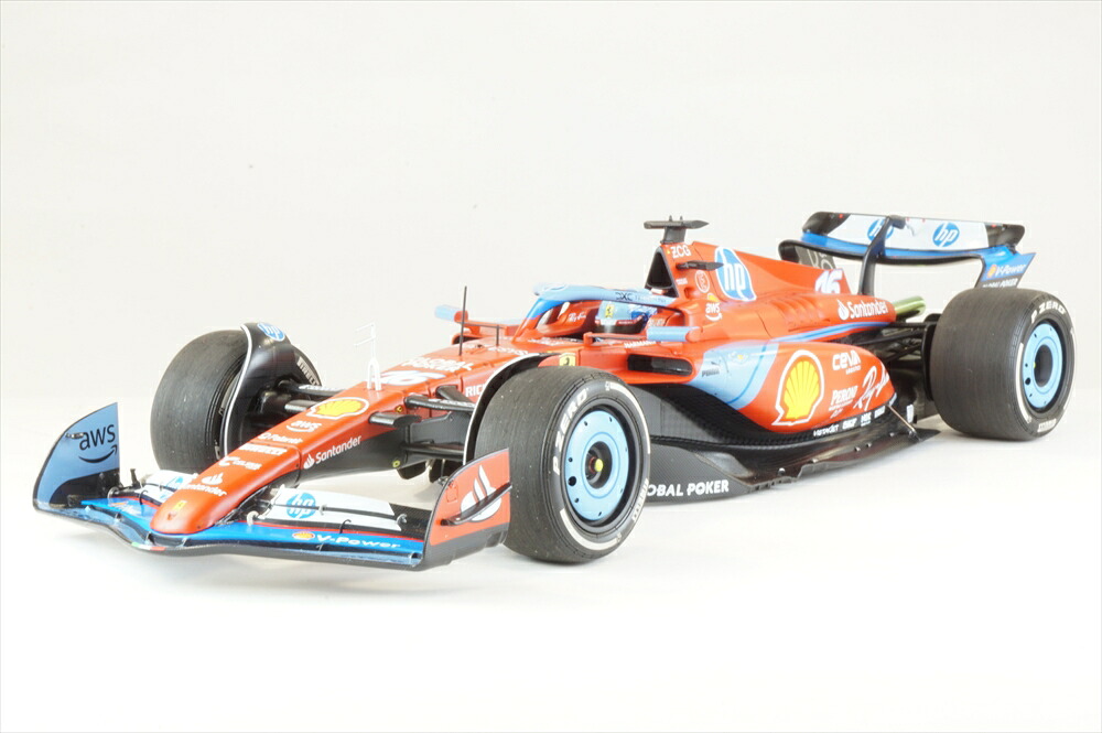 BBR(ミニチャンプス・エクスクルーシブ) 1/18 フェラーリ SF-24 No.16 2024 F1 マイアミGP C.ルクレール 完成品ミニカー PBBR241826｜ポストホビーミニカーショップ
