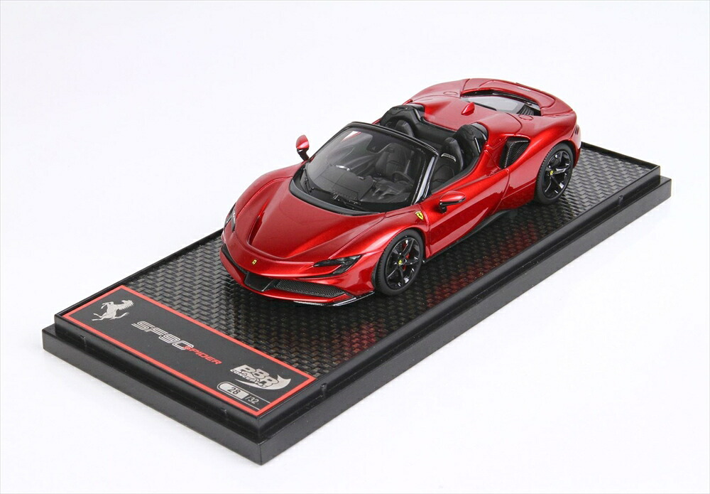 BBR 1/43 フェラーリ SF90 スパイダー メタリックレッド F1 2007B 完成品ミニカー BBRC244G|ポストホビーミニカーショップ
