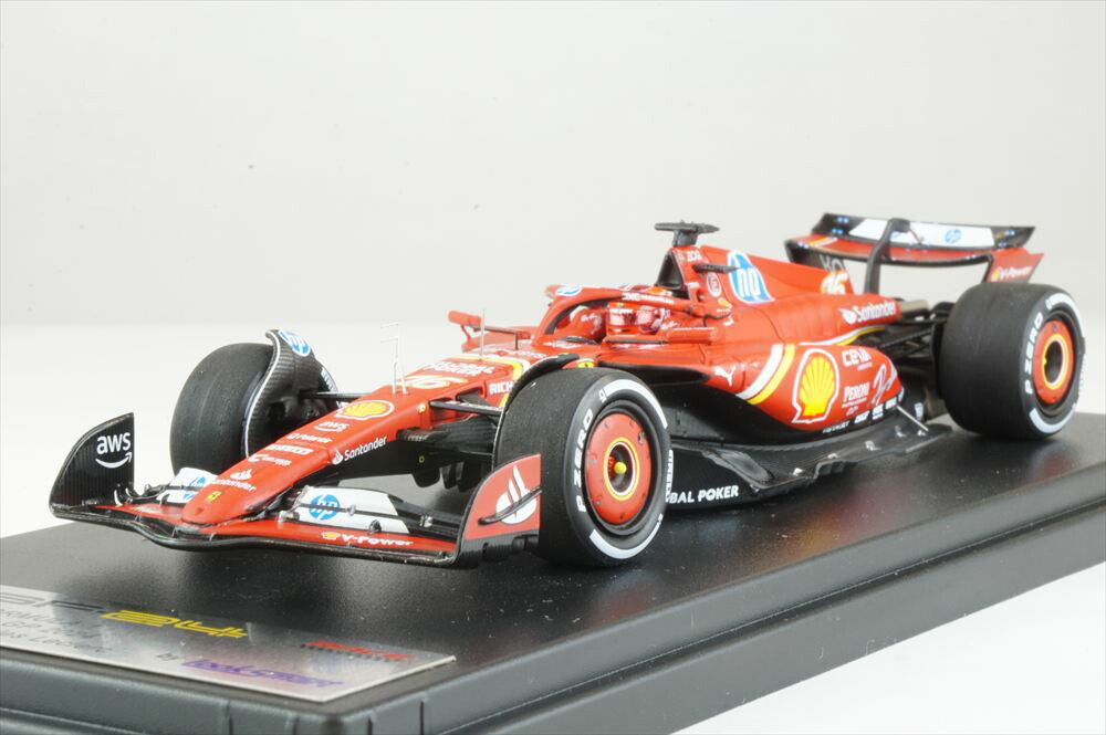 ルックスマート 1/43 フェラーリ SF-24 No.16 2024 F1 アメリカGP ウィナー C.ルクレール 完成品ミニカー LSF1067
