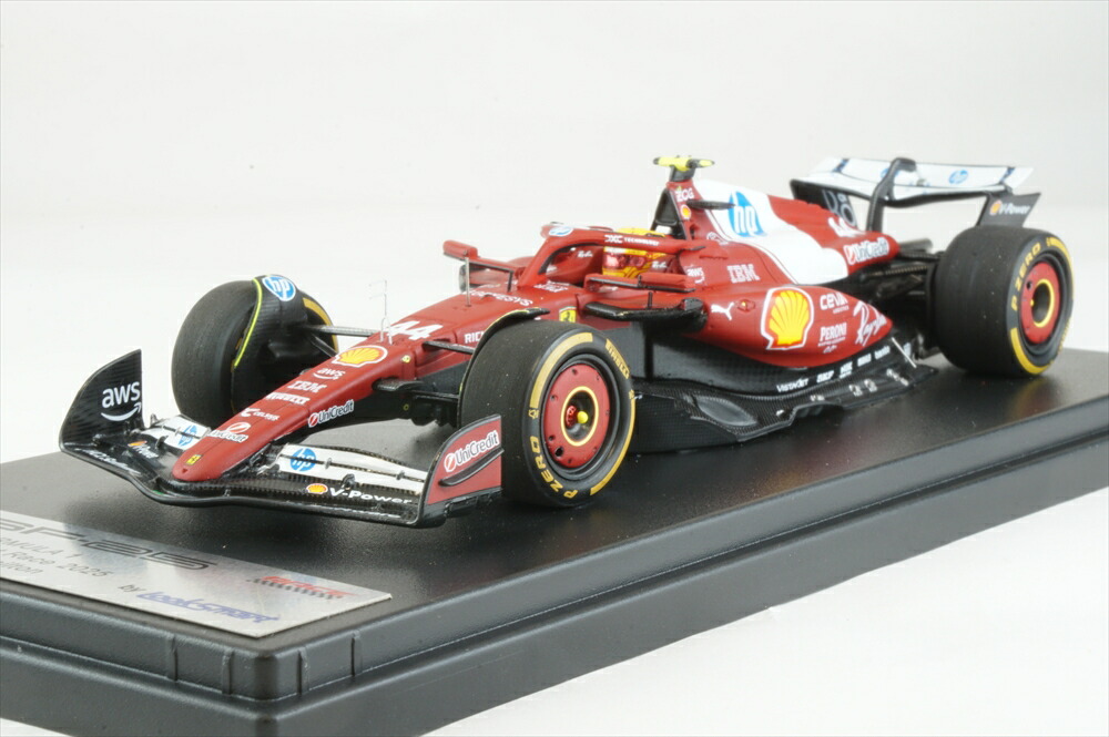 ルックスマート1/43 フェラーリ SF90 ルクレール2019中国5位