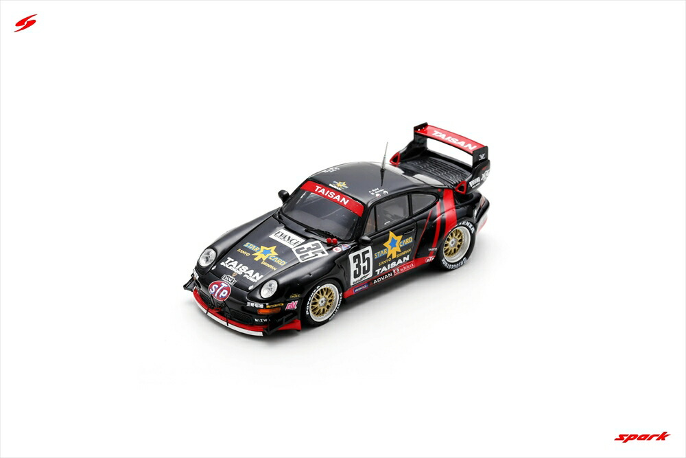 スパーク 1/43 ポルシェ 993 GT2 No.35 タイサン スターカード 1995 GT1 JGTC A.レイド/近藤真彦 完成品ミニカー SJ154