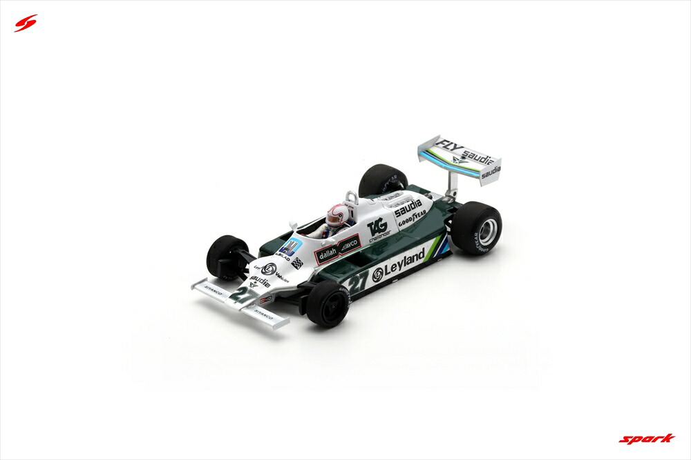 スパーク 1/43 ウィリアムズ FW07B No.27 1980 F1 イギリスGP ウィナー A.ジョーンズ 完成品ミニカー S6992