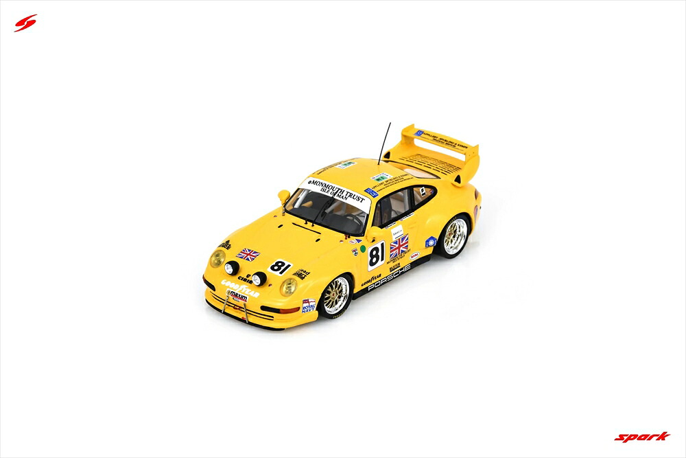 スパーク 1/43 ポルシェ 911 GT2 No.81 1995 ル・マン24時間 17位 N.Adams/R.ジョーンズ/G.Mc Quillan 完成品ミニカー S9900