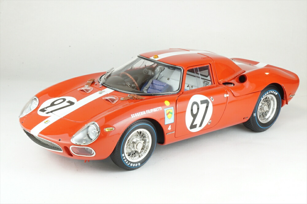 CMC 1/18 フェラーリ 250 LM No.27 1965 ル・マン24第四次元 6位 シャシー6119 Spoerry/Boller 右手持ち部分遣りくち 遣っ付ける品ミニカー M-265