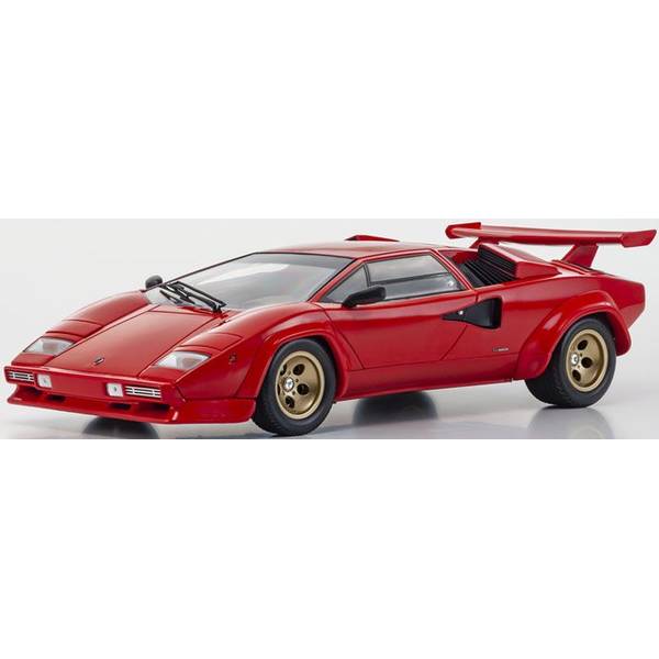 京商 1/18 ランボルギーニ カウンタック LP5000 クワトロバルボーレ レッド/ゴールドホイール 完成品ミニカー KS08320RBKG|ポストホビーミニカーショップ