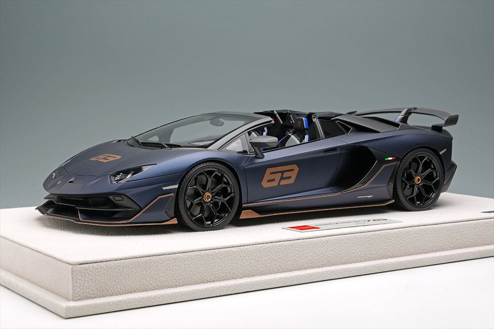 楽天市場】アイドロン 1/43 ランボルギーニ アヴェンタドール SVJ 63
