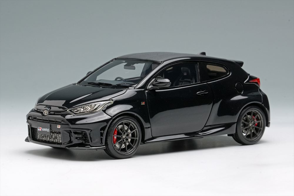 アイドロン 1/43 トヨタ GRヤリス RZ ハイパフォーマンス 2024 プレシャスブラックパール 完成品ミニカー EM762D