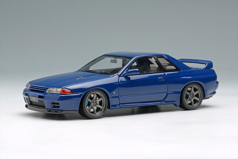アイドロン 1/43 ニッサン BUILT BY LEGENDS マインズ 視水平線 GT-R BNR32 ナラ青み 成し遂げる品ミニカー EM679B
