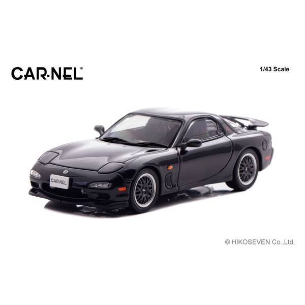 CARNEL 1/43 マツダ RX-7 Type RZ FD3S 1998 ブリリアントブラック 完成品ミニカー CN439813