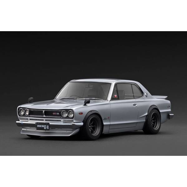 イグニッションモデル 1/18 ニッサン スカイライン 2000 GT-R KPGC10 シルバー 完成品ミニカー IG4031|ポストホビーミニカーショップ