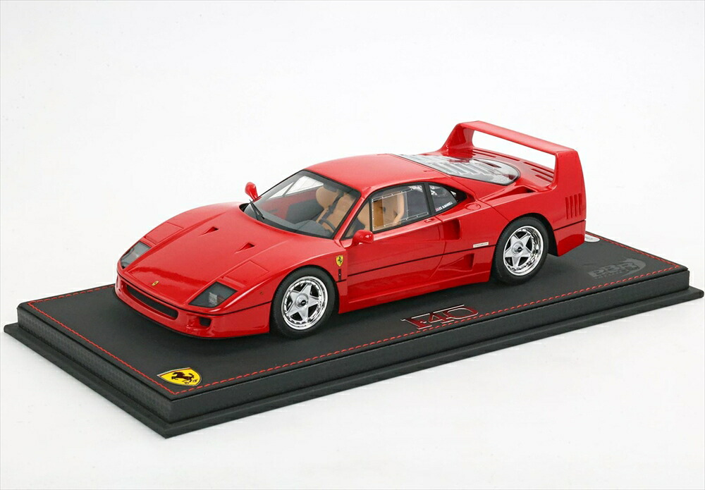 BBR 1/18 フェラーリ F40 1987 ロッソコルサ Ex N.マンセル ディスプレイケース付属 完成品ミニカー P18168NM｜ポストホビーミニカーショップ