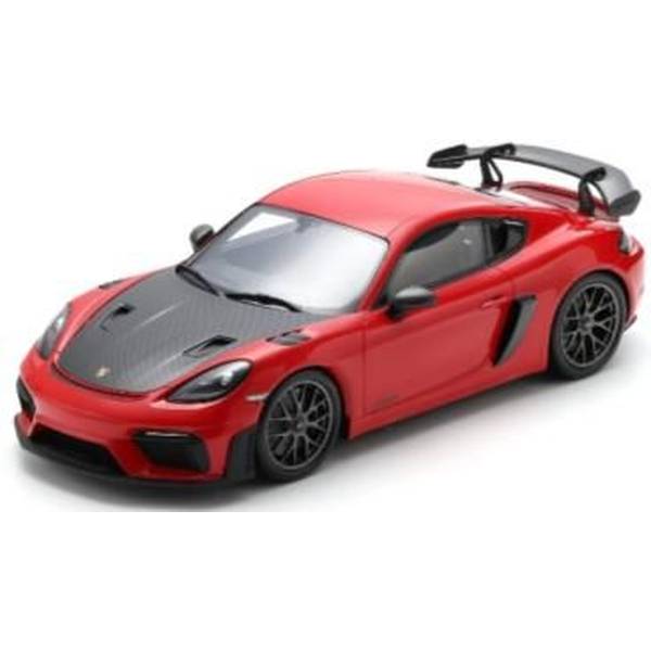 【5月予約】スパーク 1/12 ポルシェ 718 ケイマン GT4 RS 2024 ガーズレッド ヴァイザッハパッケージ 完成品ミニカー 12S063