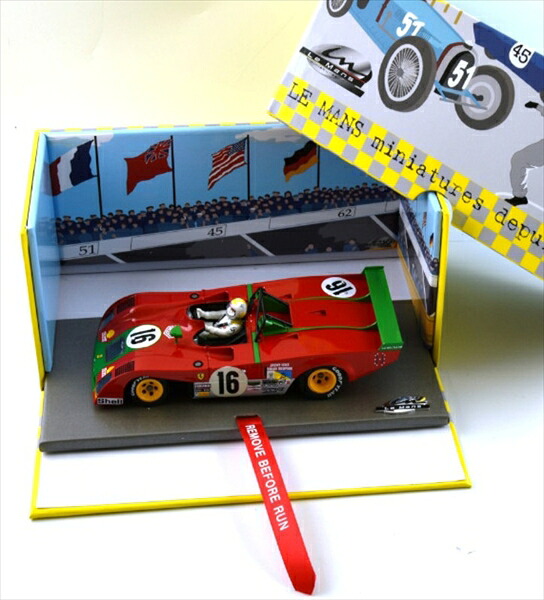 【5月予約】Le Mans Miniatures 1/32 フェラーリ 312PB 1973ル・マン24時間 No.16 Carlos Pace 完成品ミニカー 13211616M