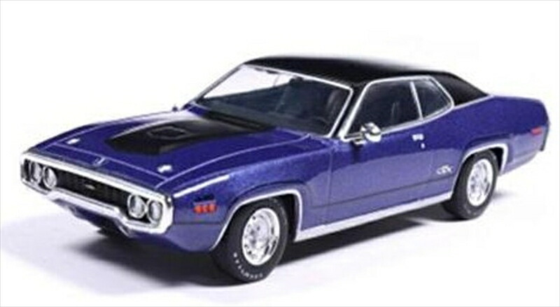 【6月予約】イクソ 1/43 プリムス GTX ランナー 1971 メタリックパープル 完成品ミニカー CLC622N