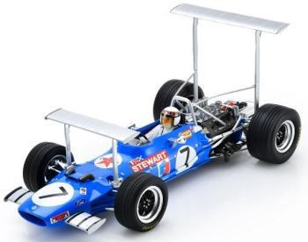 【9月予約】スパーク 1/18 Matra MS10 ウィナー F1 南アフリカ GP 1969 No.7 Jackie Stewart 完成品ミニカー 18S612