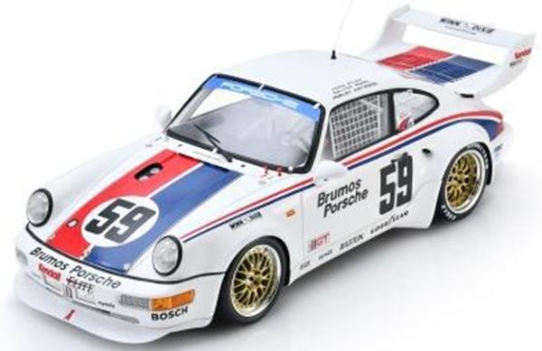 【9月予約】スパーク 1/18 ポルシェ 964 ターボ S LM 7th Sebring 12H 1993 No.59 W. Rohrl - H-J. Stuck - H. Haywood 完成品ミニカー 18US022