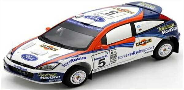 【8月予約】スパーク 1/43 Ford Focus WRC 02 No.5 Winner Safari Rally 2002 C. McRae - N. Grist 完成品ミニカー S6209
