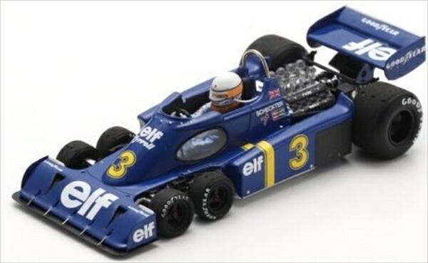 【9月予約】スパーク 1/43 Tyrrell P34 2nd F1 イギリスGP 1976 No.3 Jody Scheckter 完成品ミニカー S7308