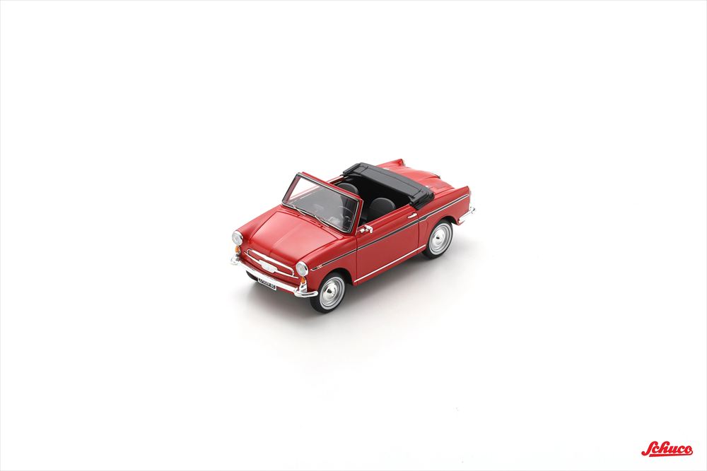 シュコー 1/18 アウトビアンキ カブリオレ エデンロック 1966 レッド 完成品ミニカー 18U00105