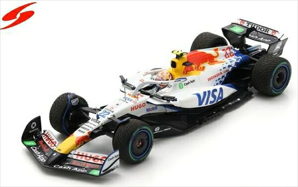 【6月予約】スパーク 1/18 Racing Bulls VCARB 02 Visa Cash App Racing Bulls F1 2025 オーストラリアGP 2025 No.22 角田裕毅 完成品ミニカー 18S1251