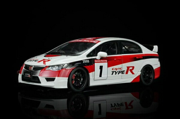 【11月取っておく】MOTORHELIX 1/18 ホンダ Civic TYPE R (FD2) #1 2012 Japan One Make Race 研ぎ澄ます品ミニカー M85419