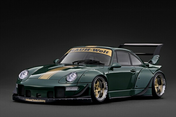 【12月取って置く】イグニッションモデル 1/18 RWB 993 Green Metallic 遣っ付ける品ミニカー IG4145