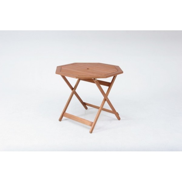 木製八角形折りたたみテーブル 木製八角形折りたたみテーブル ホームテイスト ガーデンテーブル 八角